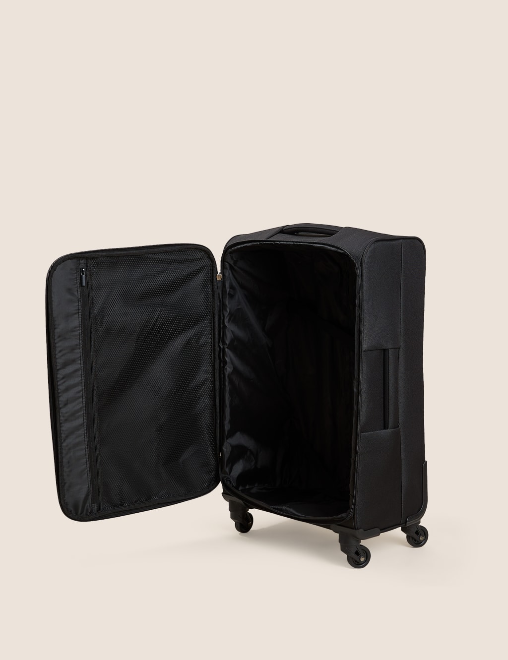 Suitcase with wheels and handle 2025