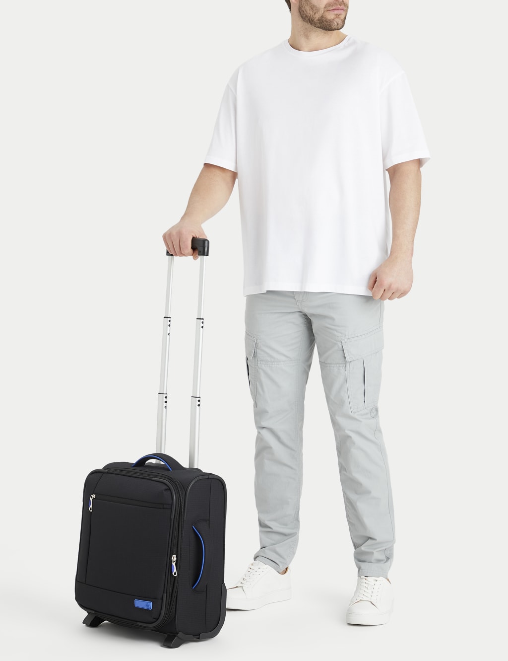 Seville 2 Wheel Soft Underseat Cabin Suitcase 6 of 6