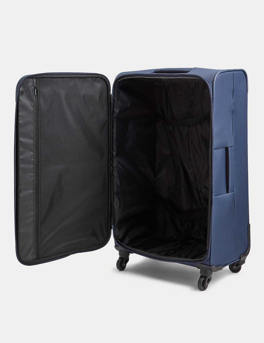 Palma 4 Wheel Soft Large Suitcase 6 of 7