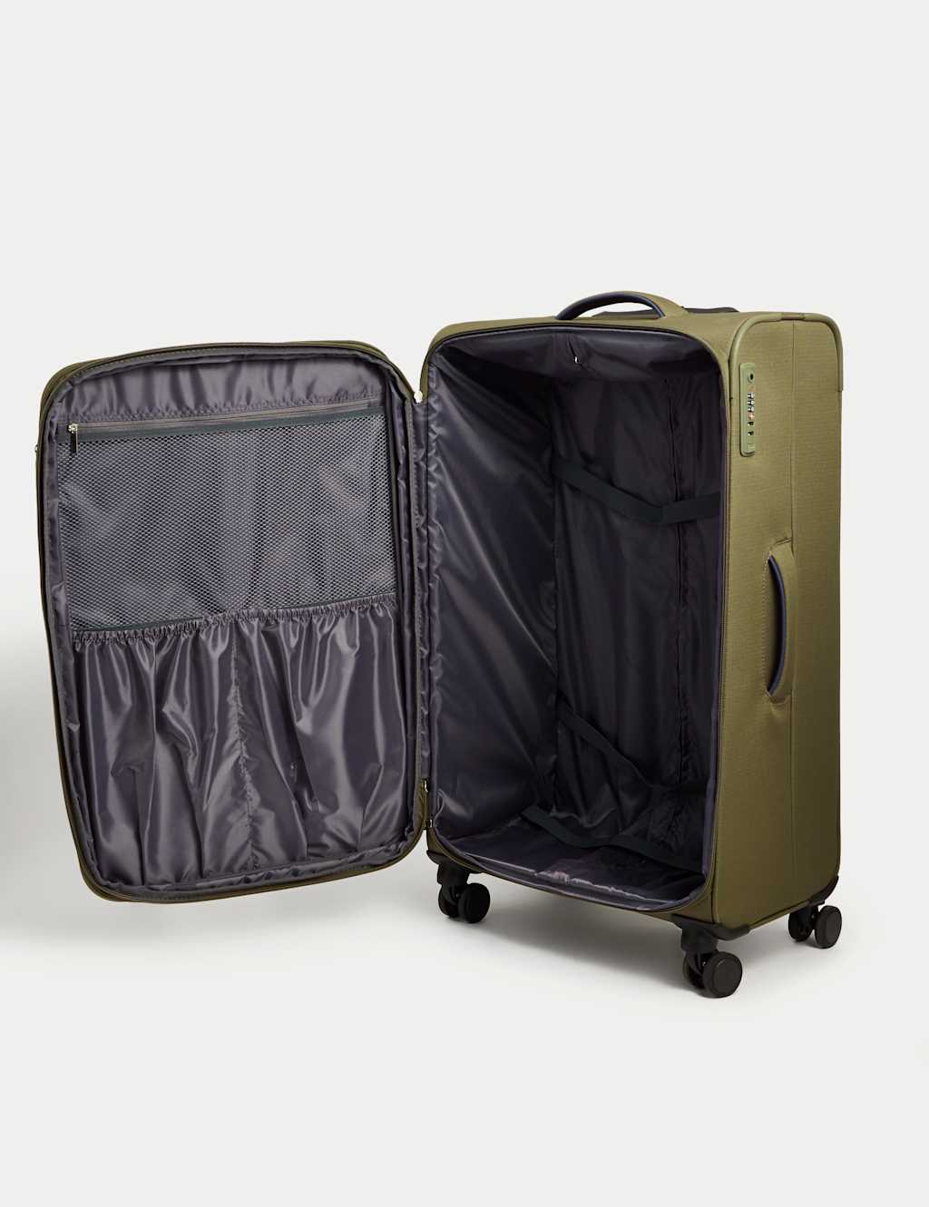 Seville 4 Wheel Soft Large Suitcase 6 of 6