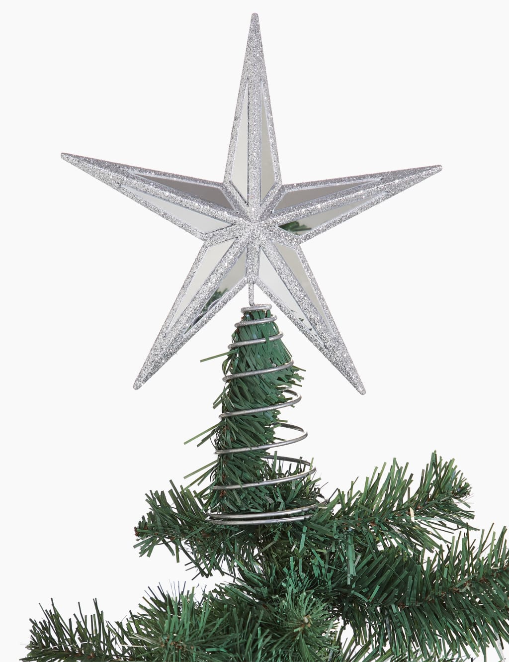Silver Star Tree Topper 1 of 3