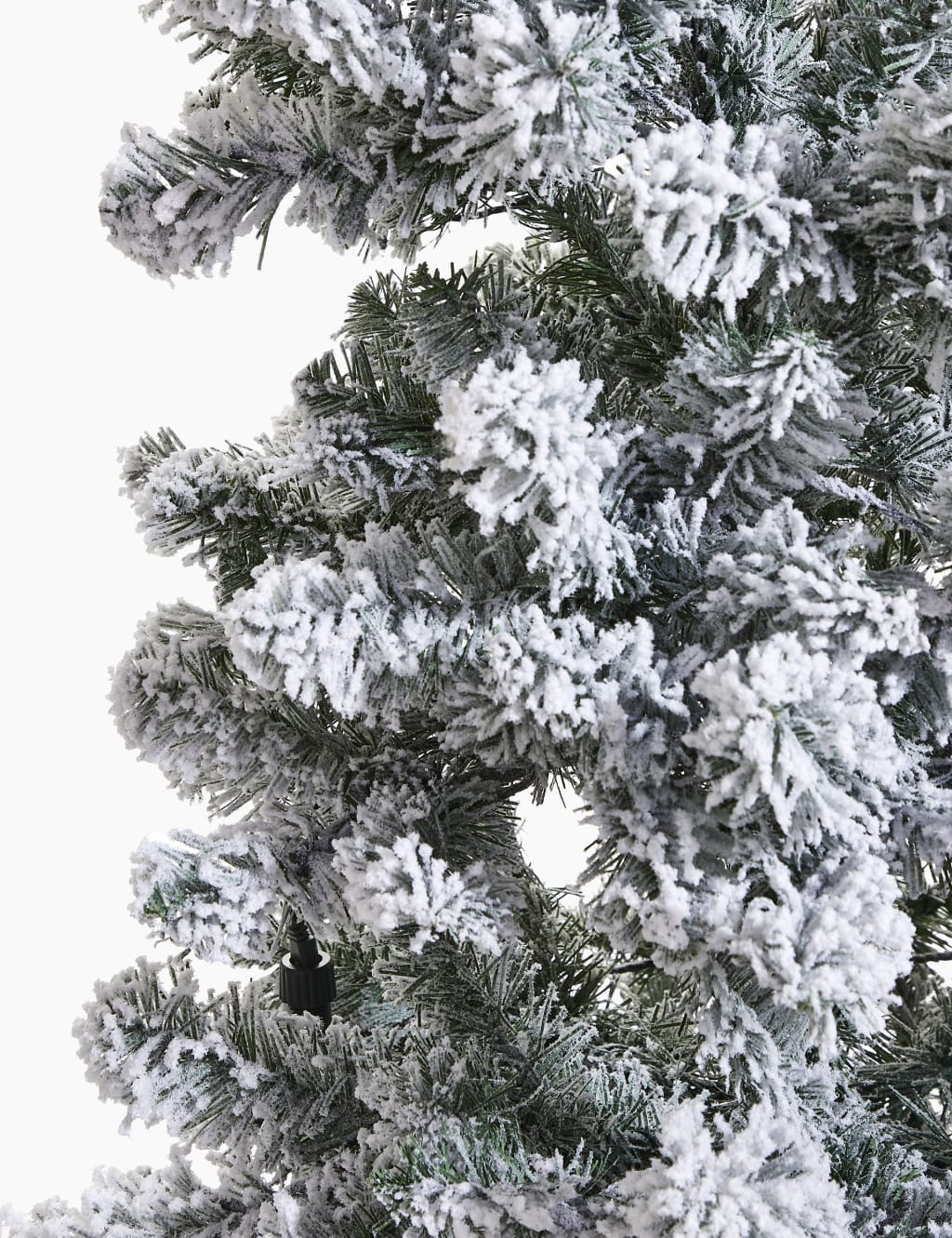 6ft Pre Lit Slim Snowy Christmas Tree 5 of 6