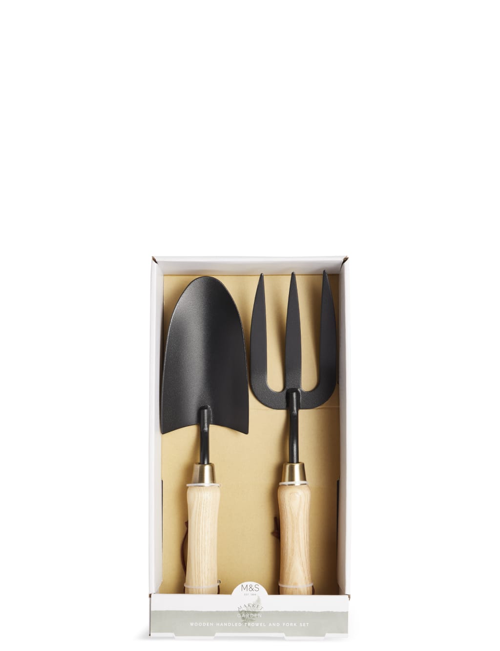 Wooden Handle Trowel Fork Set 2 of 2