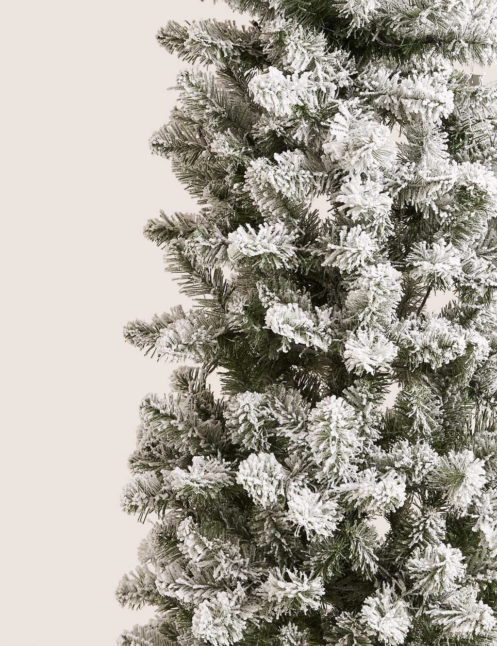 6ft Lit Slim Snowy Christmas Tree 4 of 6