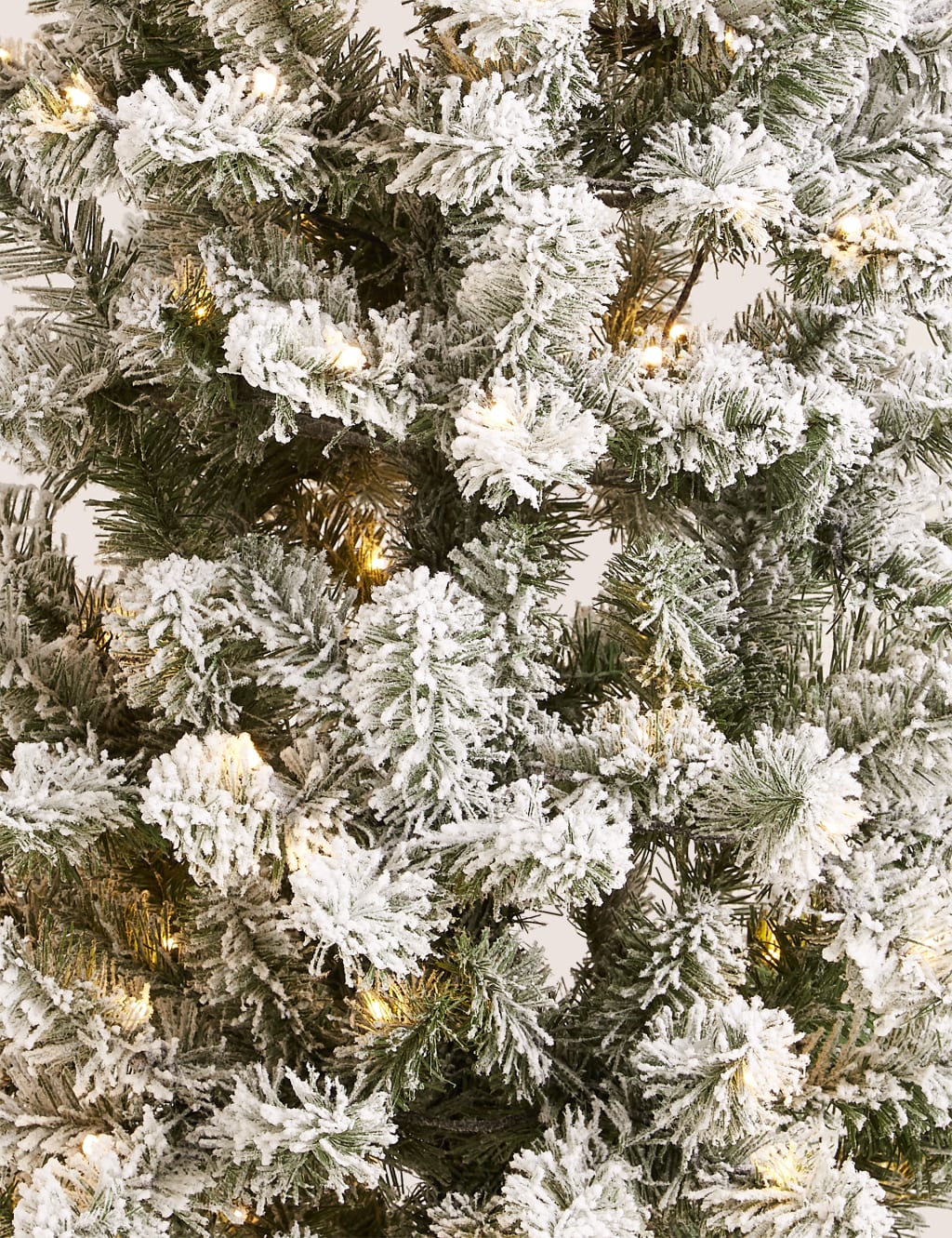 6ft Lit Slim Snowy Christmas Tree 6 of 6