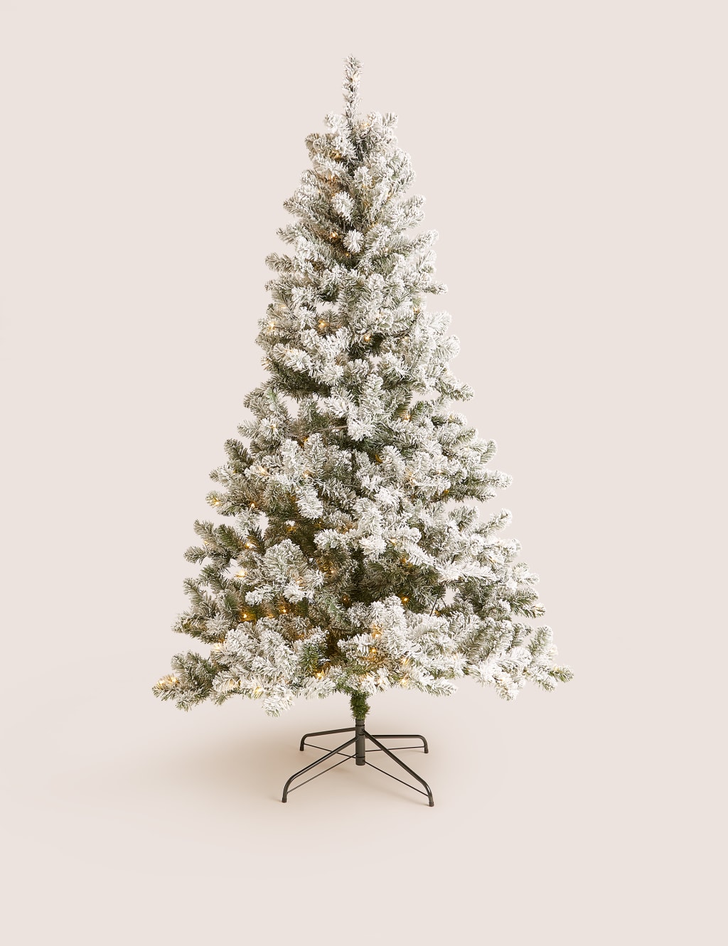7ft Lit Snowy Christmas Tree 2 of 6