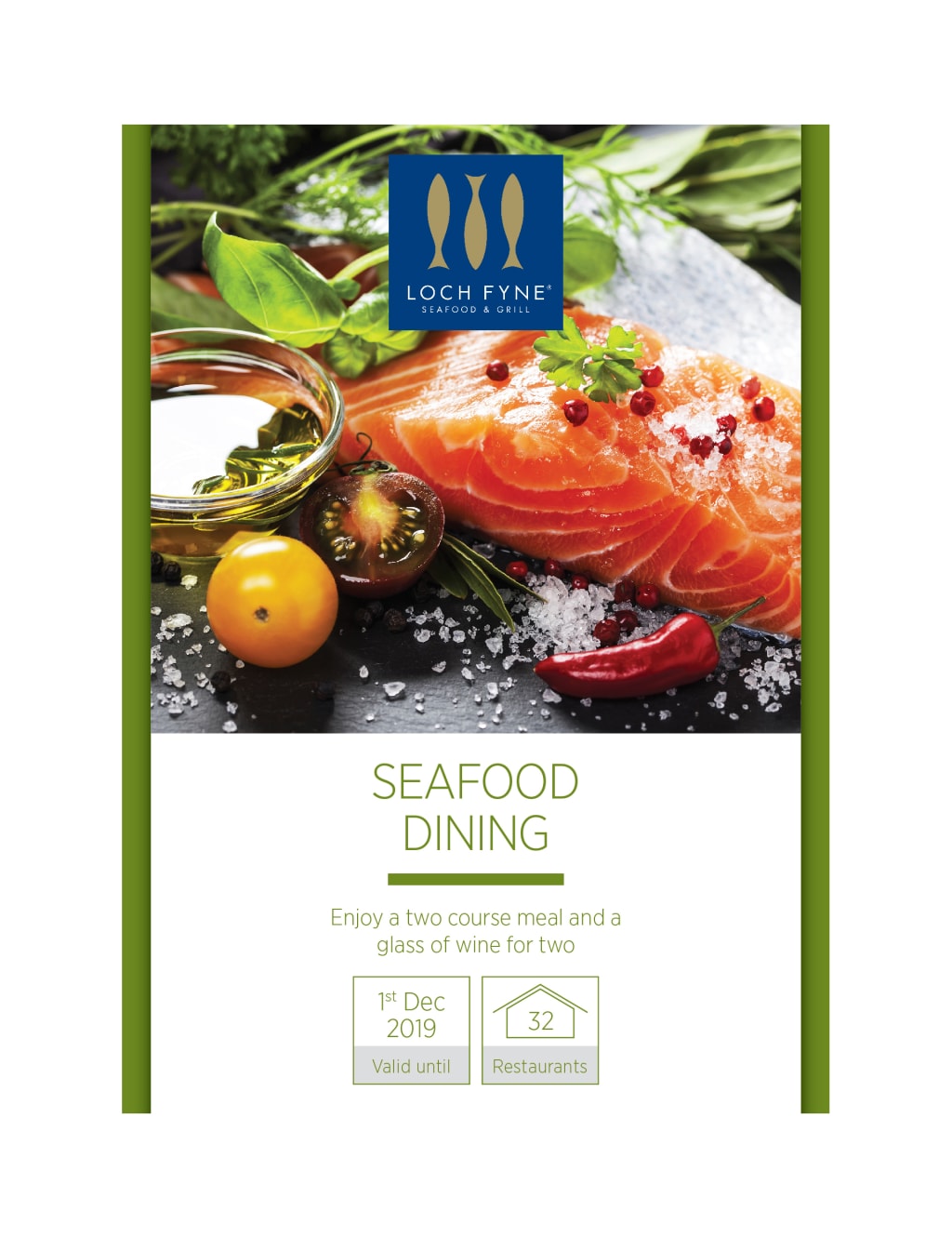 Seafood Dining for Two - Gift Experience Voucher 1 of 8