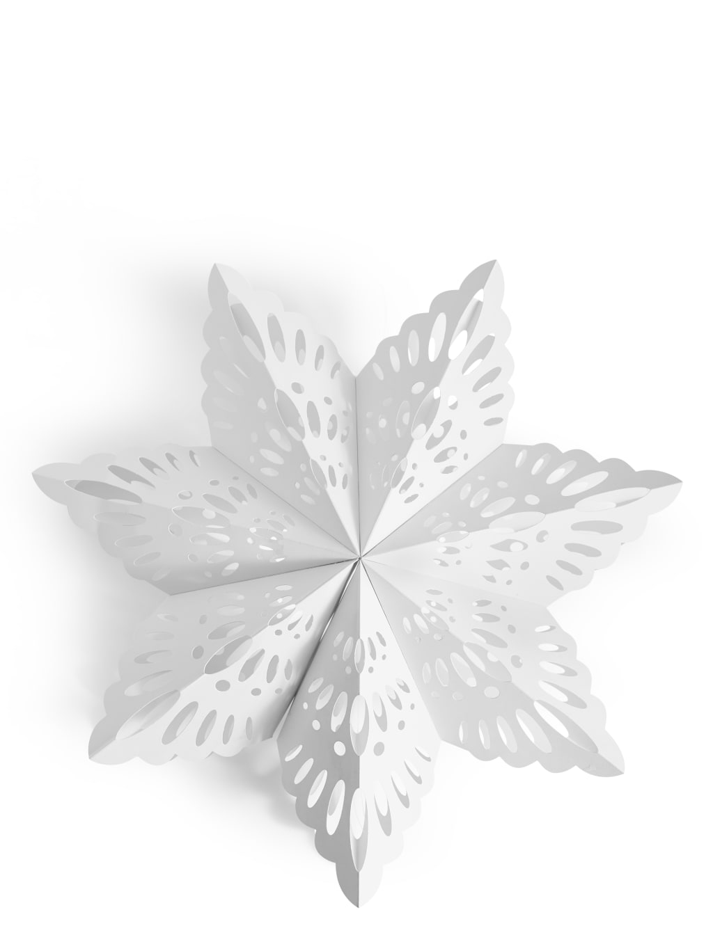 Set of 3 Hanging Paper Snowflakes 2 of 5