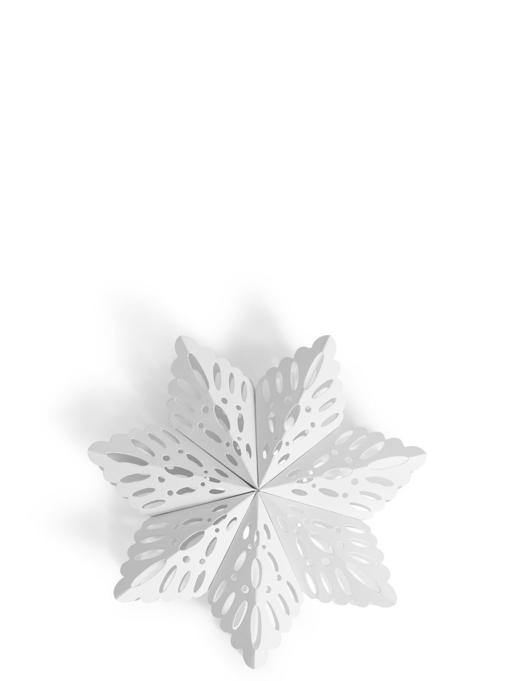 Set of 3 Hanging Paper Snowflakes 4 of 5