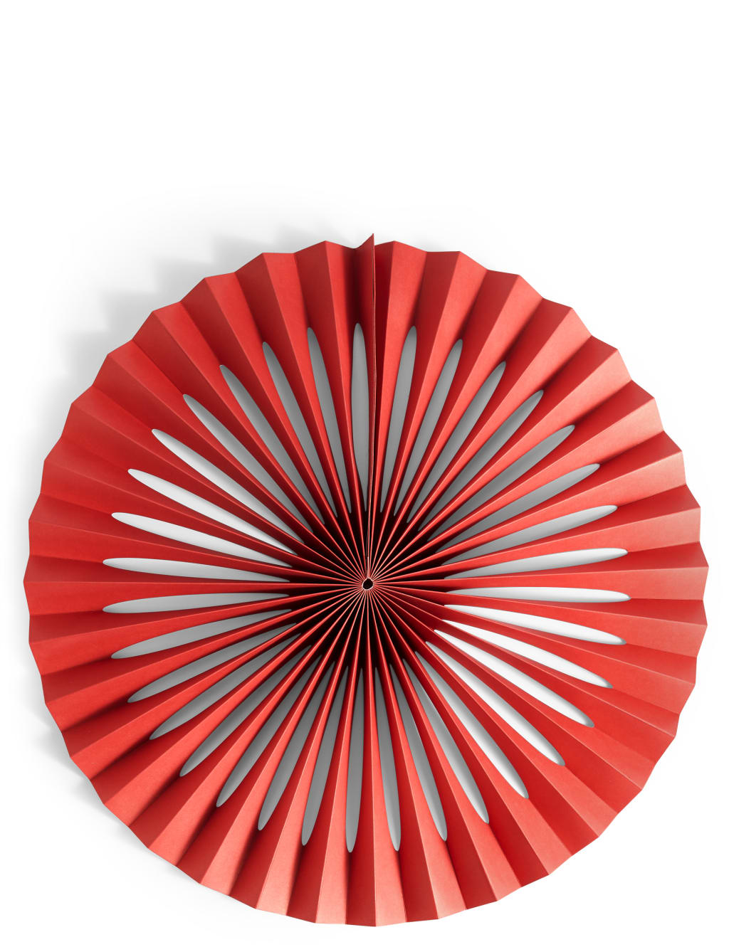 Set of 6 Hanging Fan Paper Decorations 2 of 5