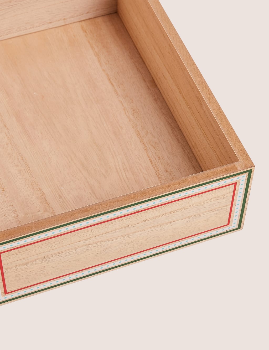 Medium Hand Finished Wooden Christmas Eve Box 5 of 5