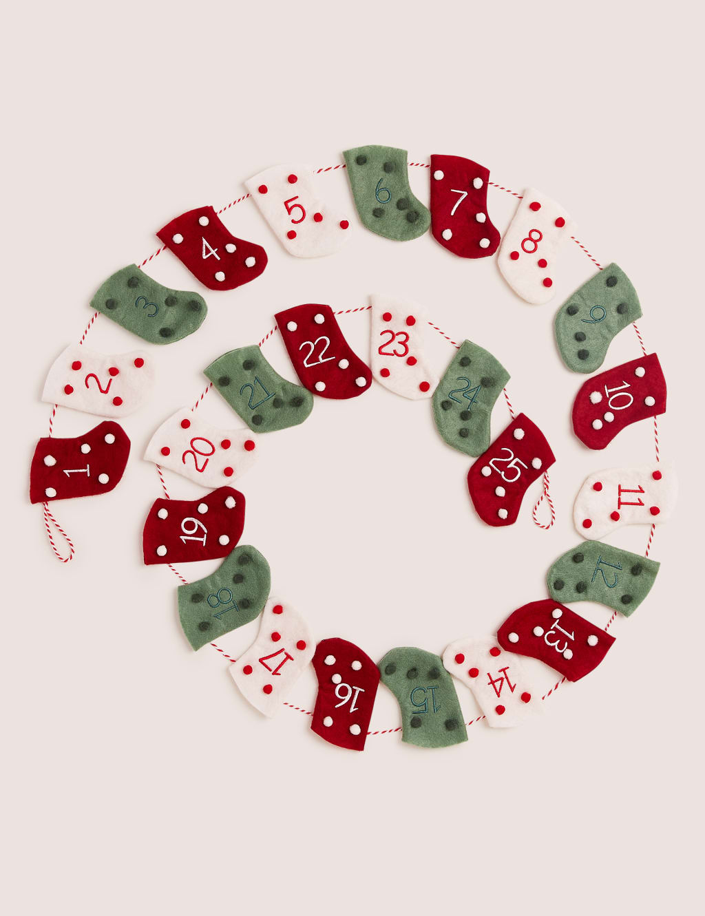 Felt Stocking Advent Calendar 1 of 4