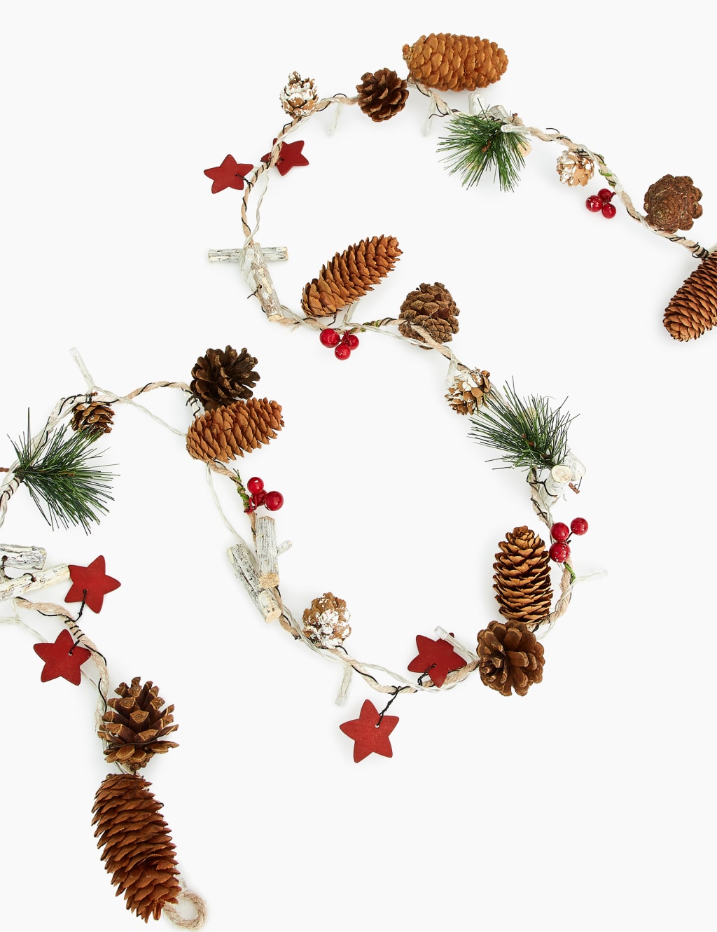 Pine Garland Lights 2 of 5