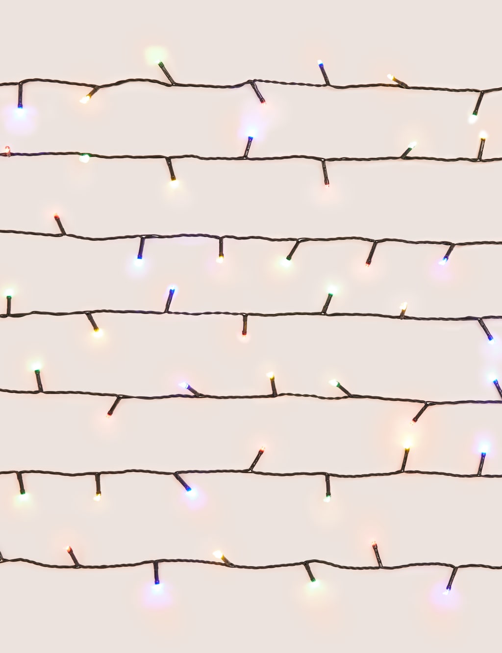 100 Multicoloured Mains Remote-Controlled Lights 1 of 3