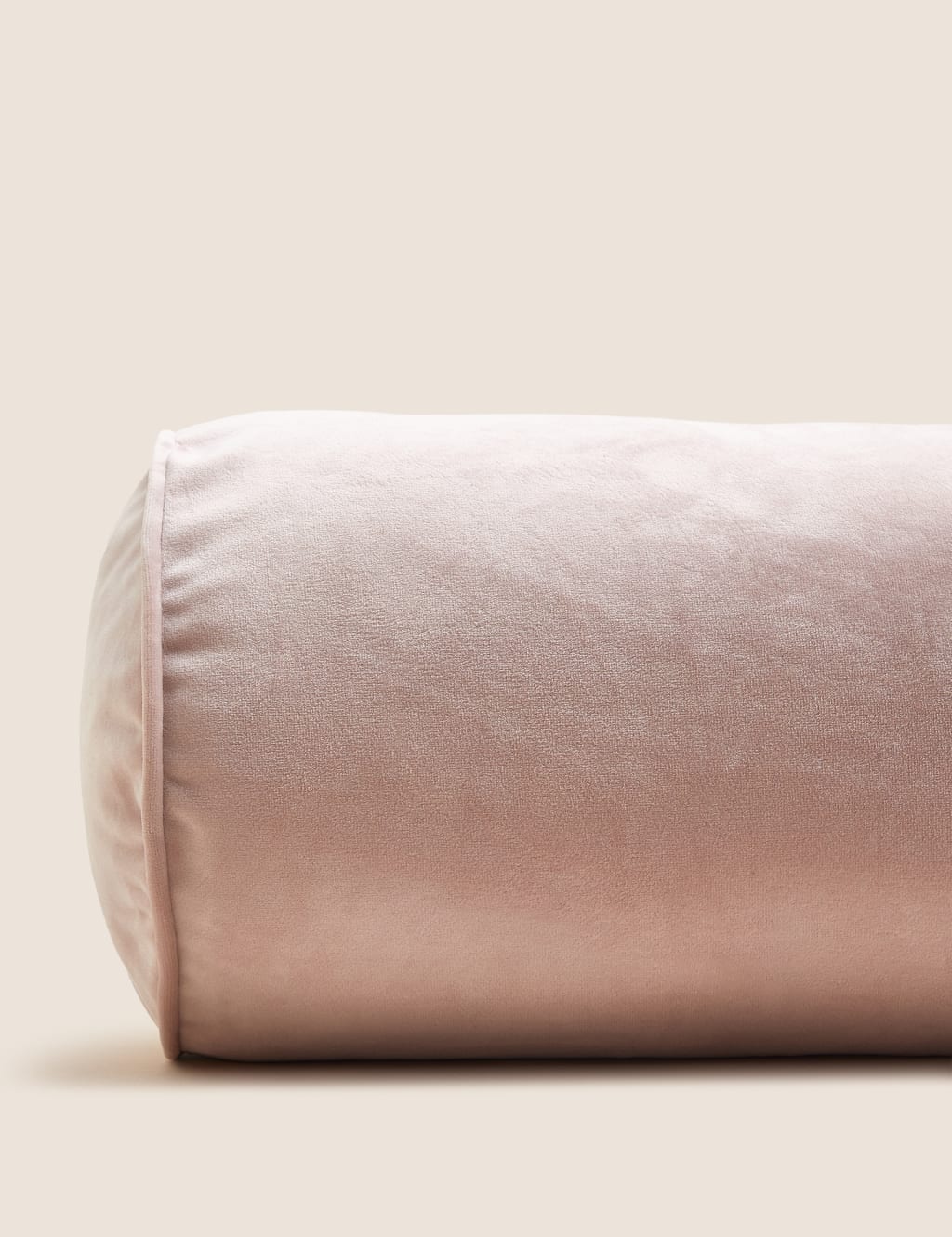 Velvet Piped Bolster Cushion 2 of 6