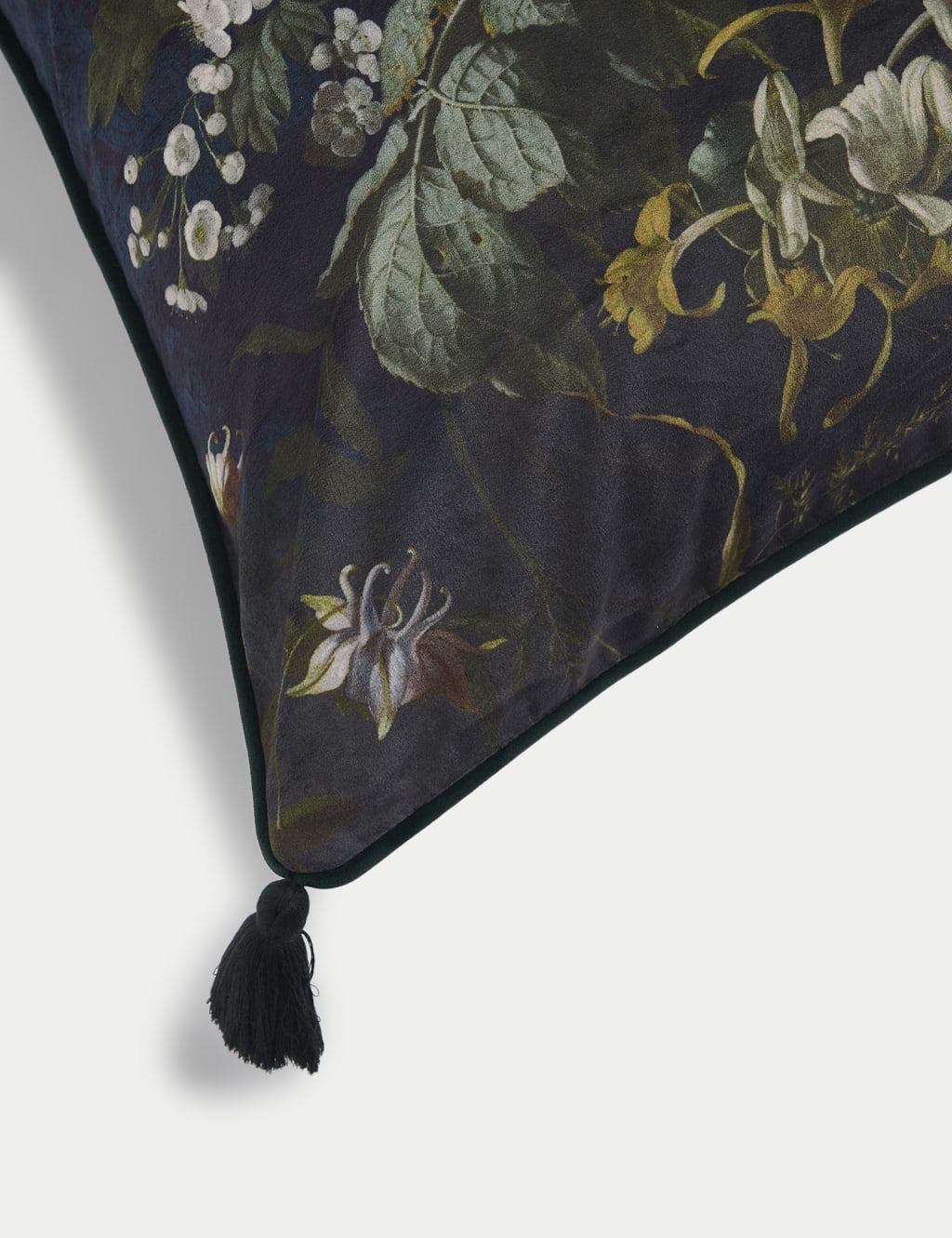 Velvet Floral Cushion 4 of 5