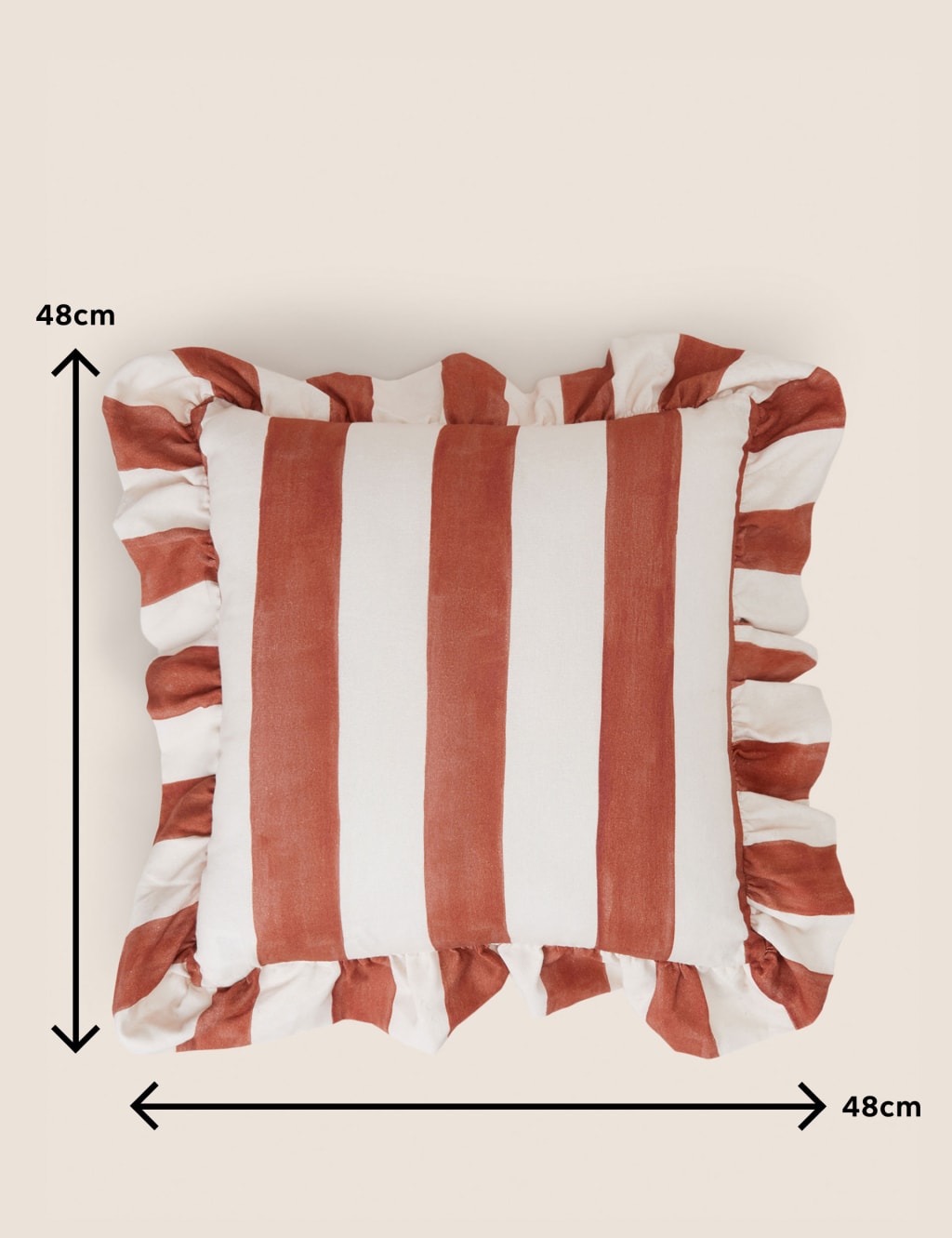 Pure Cotton Striped Cushion 5 of 5