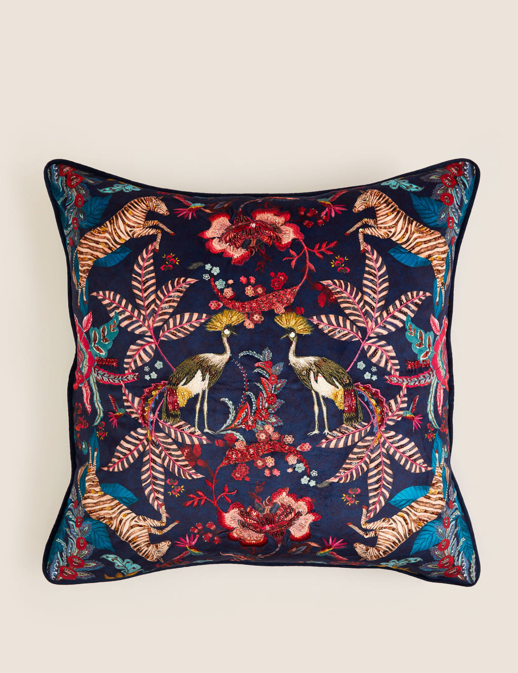 M and s velvet cushions outlet