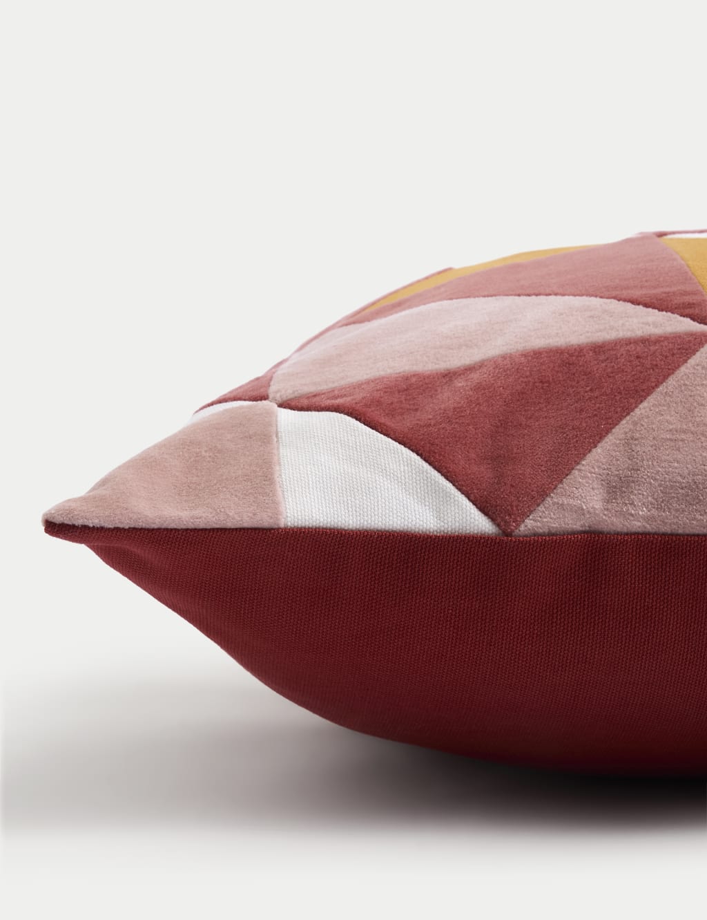 Velvet Geometric Cushion 2 of 5