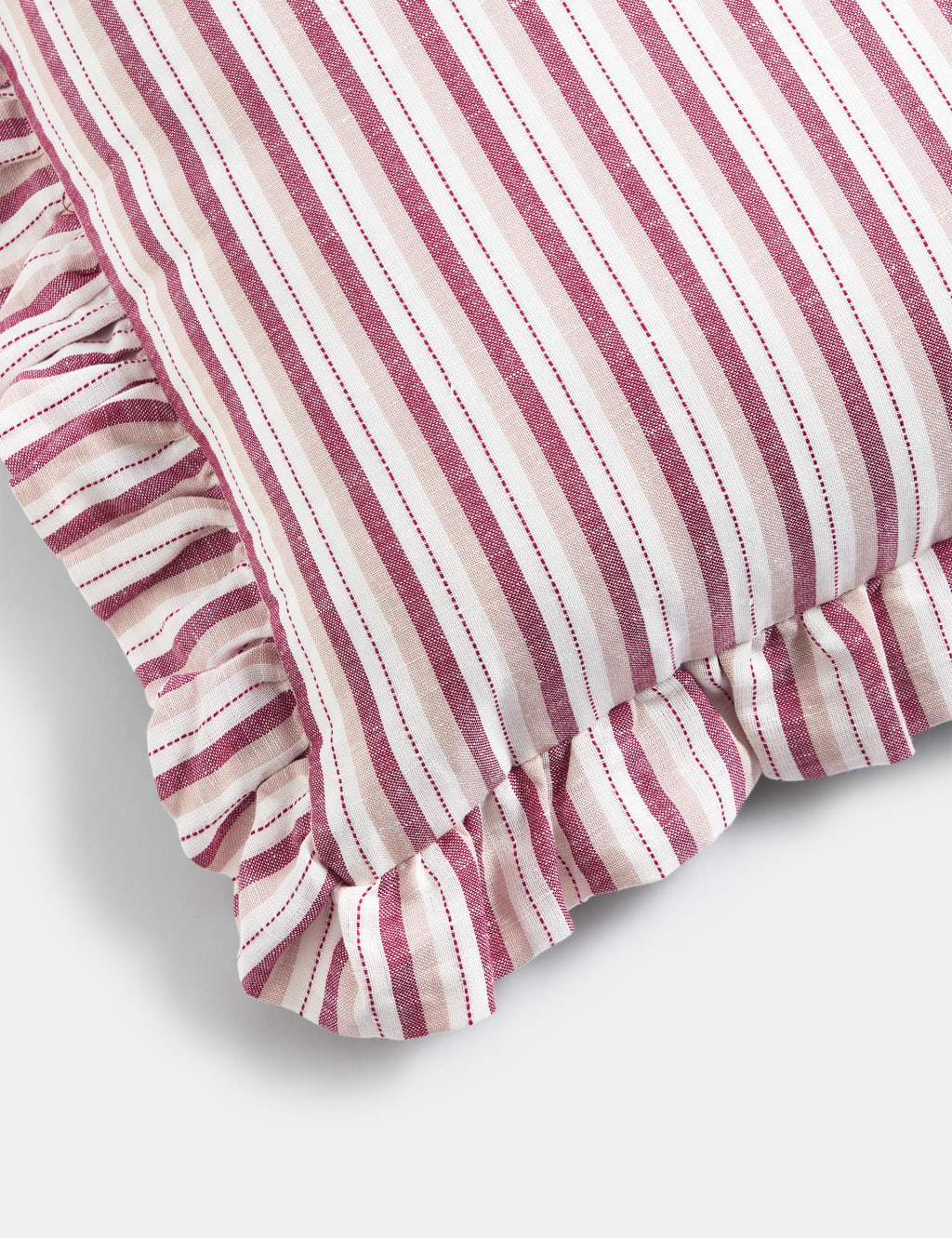 Linen Blend Striped Cushion 3 of 4