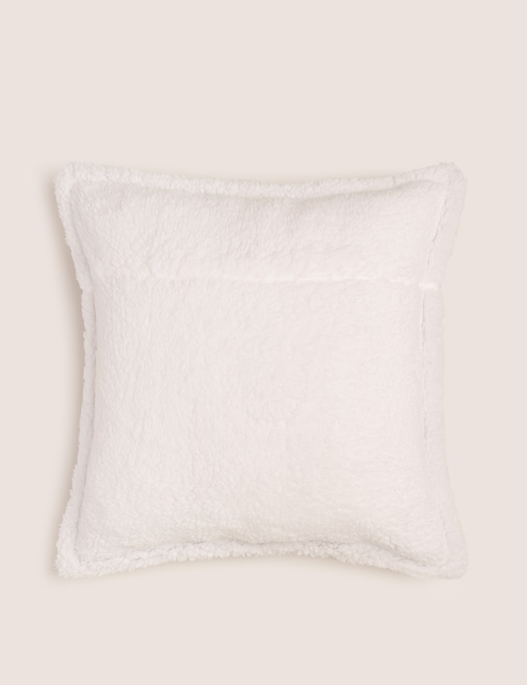 Checked Fleece Medium Cushion 2 of 5