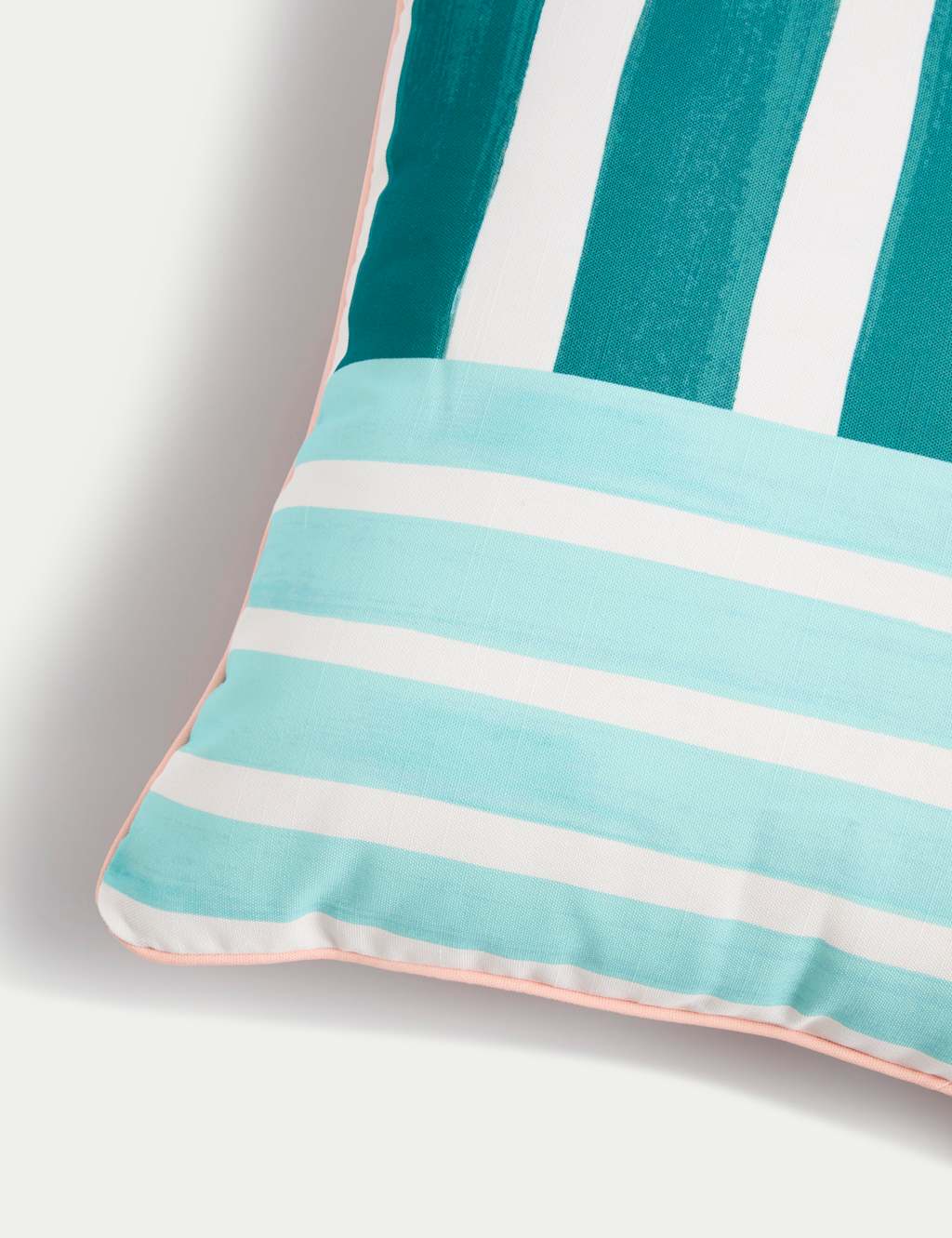 Set of 2 Reversible Striped Outdoor Cushions 3 of 5
