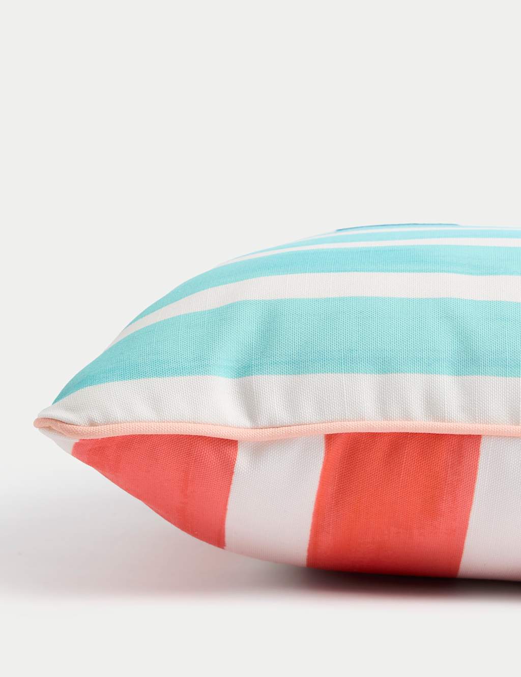 Set of 2 Reversible Striped Outdoor Cushions 2 of 5
