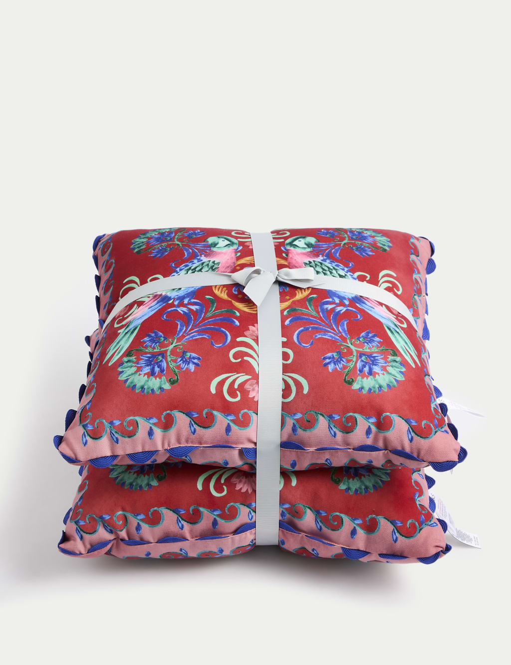 Set of 2 Bird Print Outdoor Cushions 4 of 4
