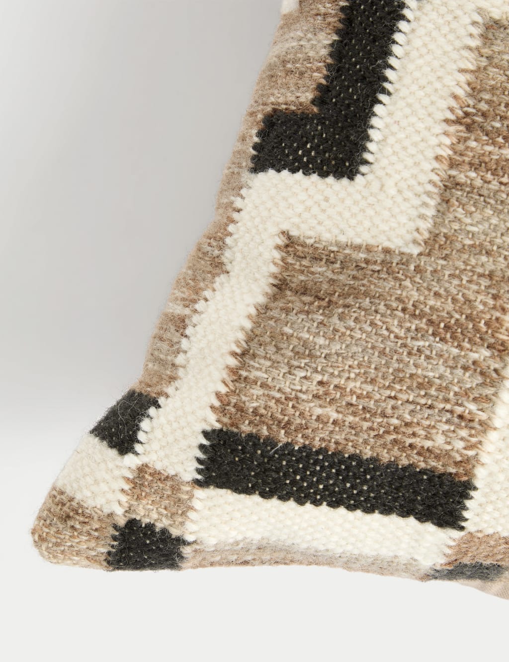 Wool Blend Geometric Cushion 4 of 5