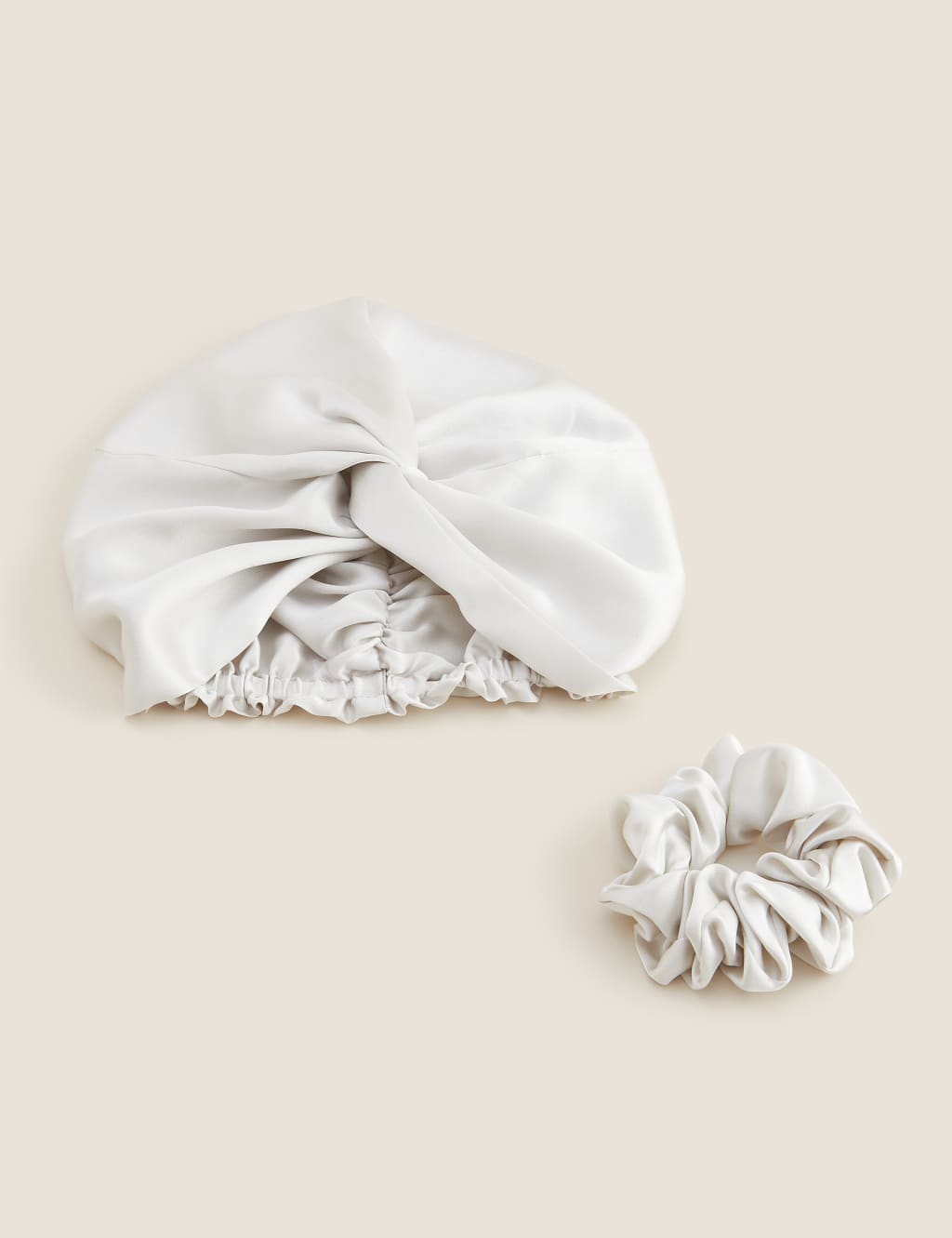 Pure Silk Wrap and Scrunchie Set 3 of 4