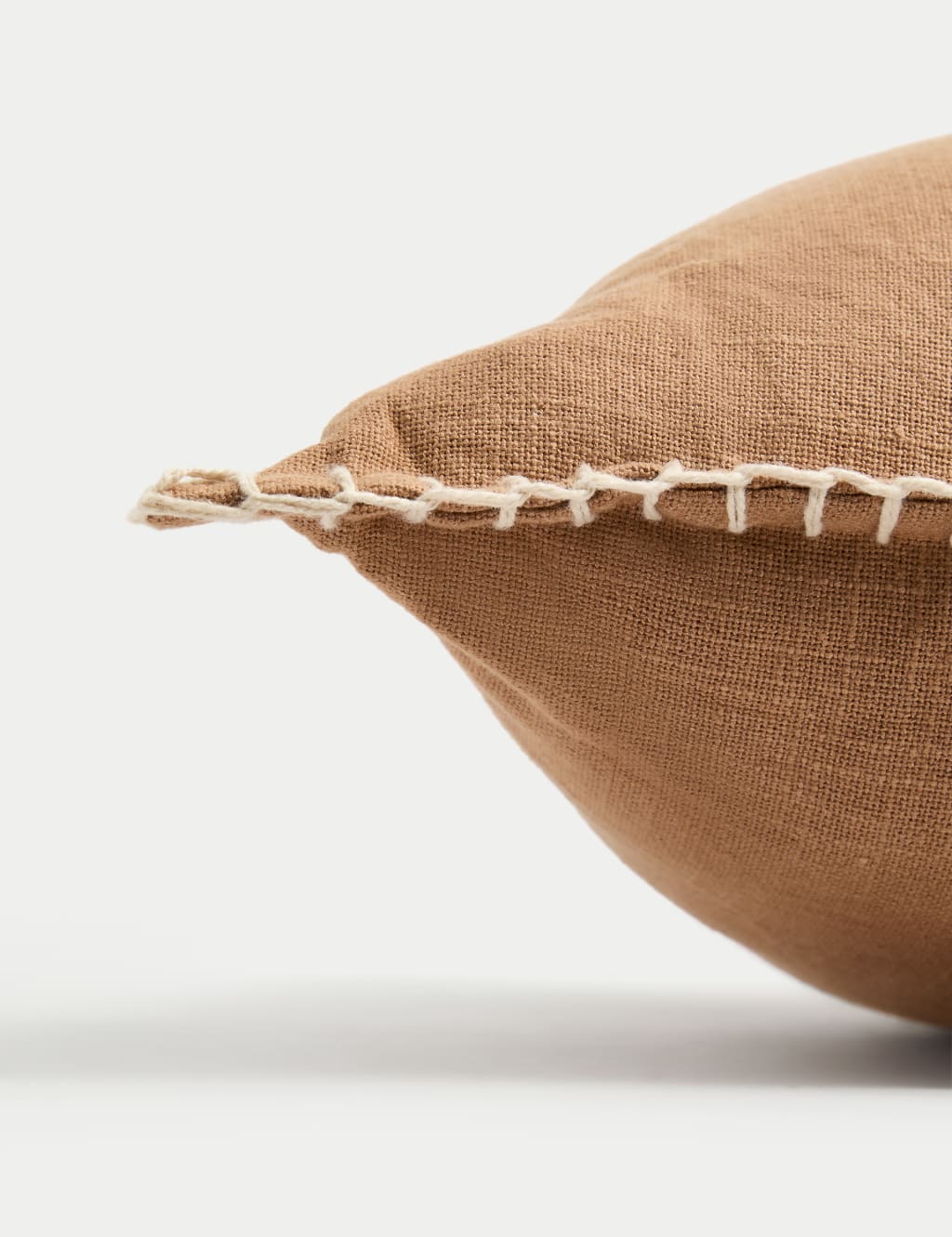 Pure Cotton Blanket Stitched Cushion 2 of 3