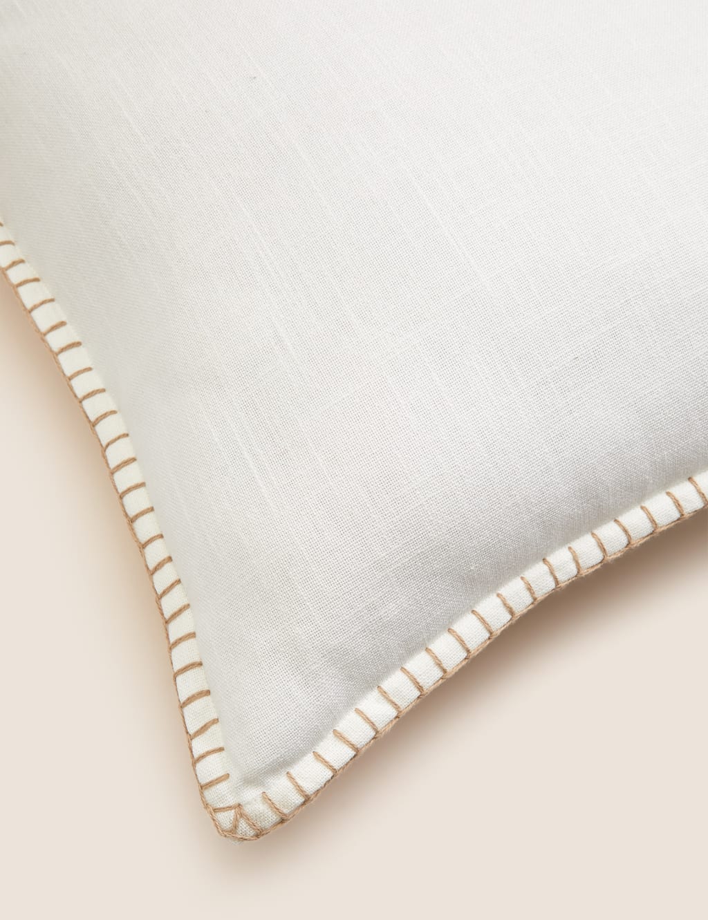 Pure Cotton Blanket Stitched Cushion 3 of 7