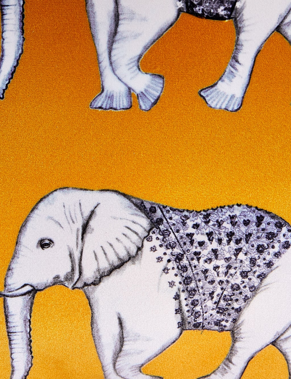 Velvet Elephant Cushion 3 of 6