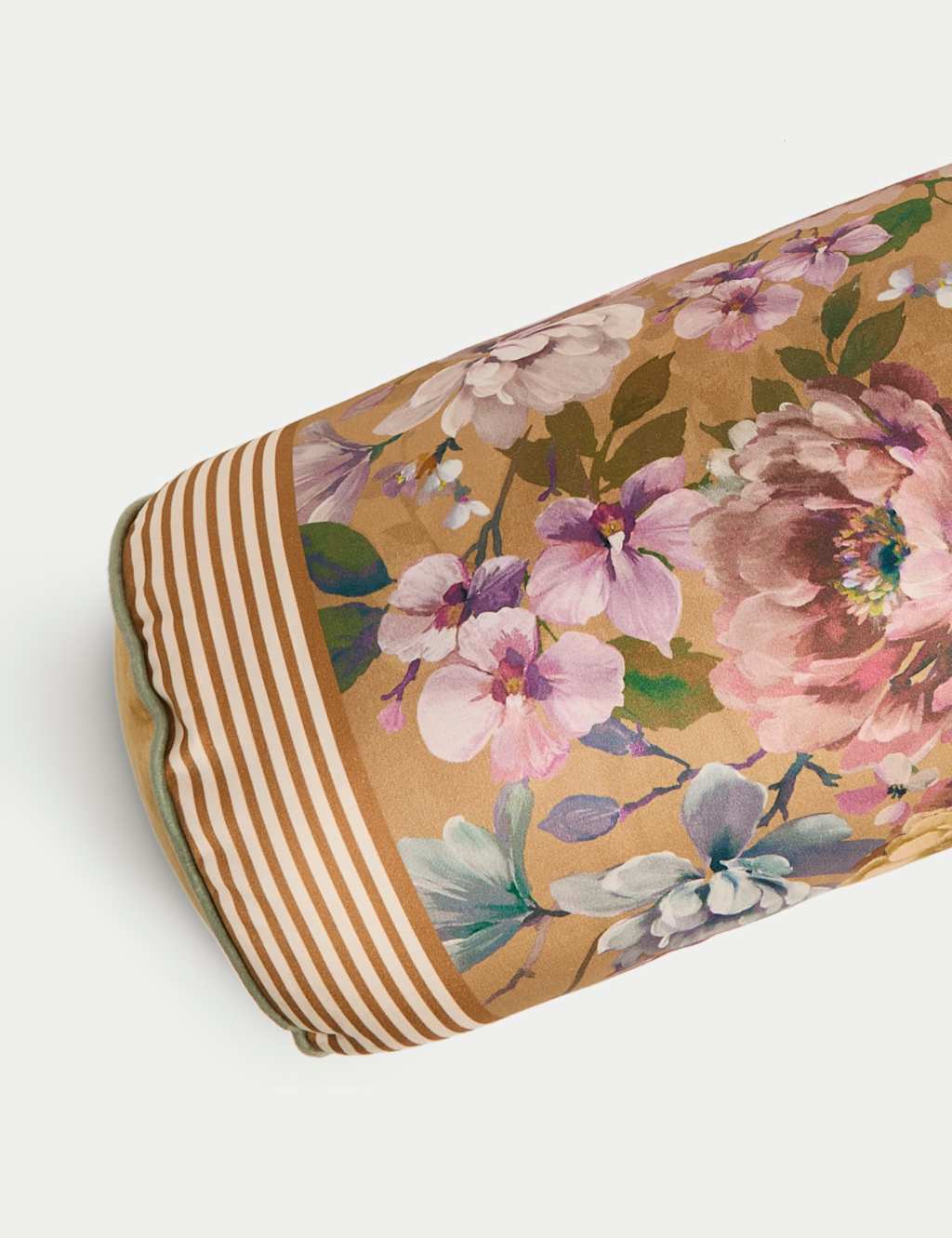 Pure Cotton Floral Bolster Cushion 4 of 5