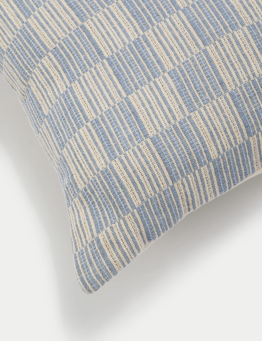Cotton Blend Geometric Woven Cushion 4 of 4
