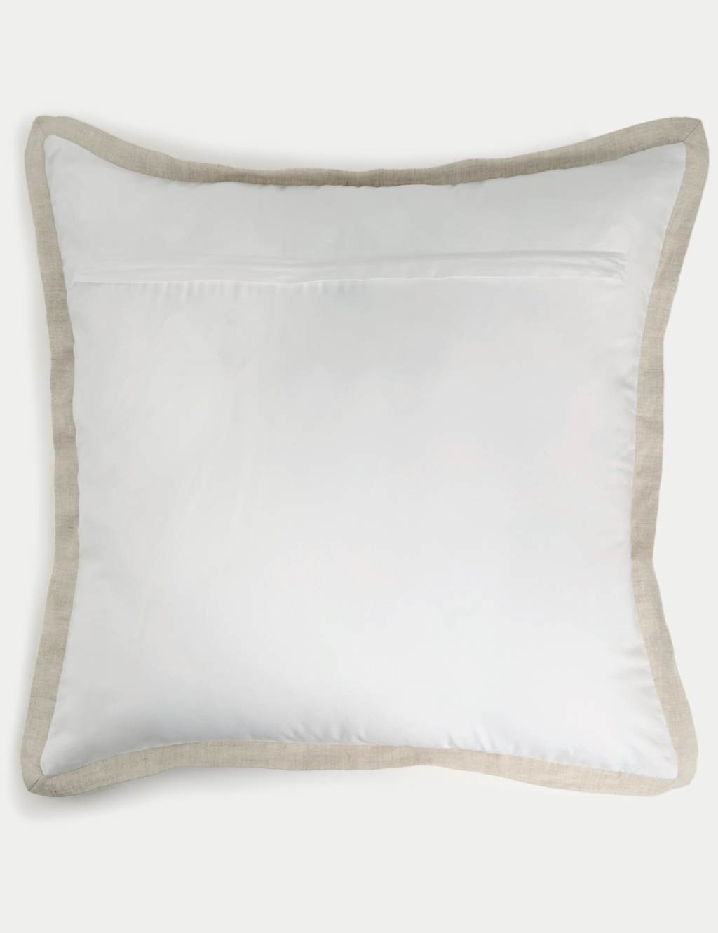 Linen Border Large Quilted Cushion 3 of 5