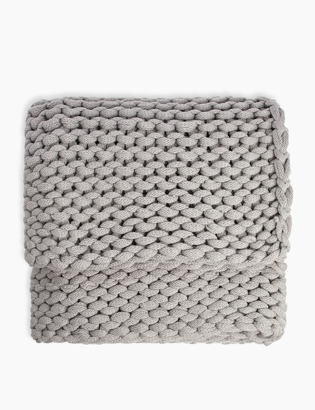 Chunky Knitted Throw 1 of 5