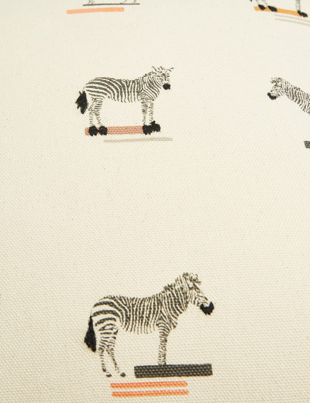 Alexa Pure Cotton Zebra Cushion 3 of 5