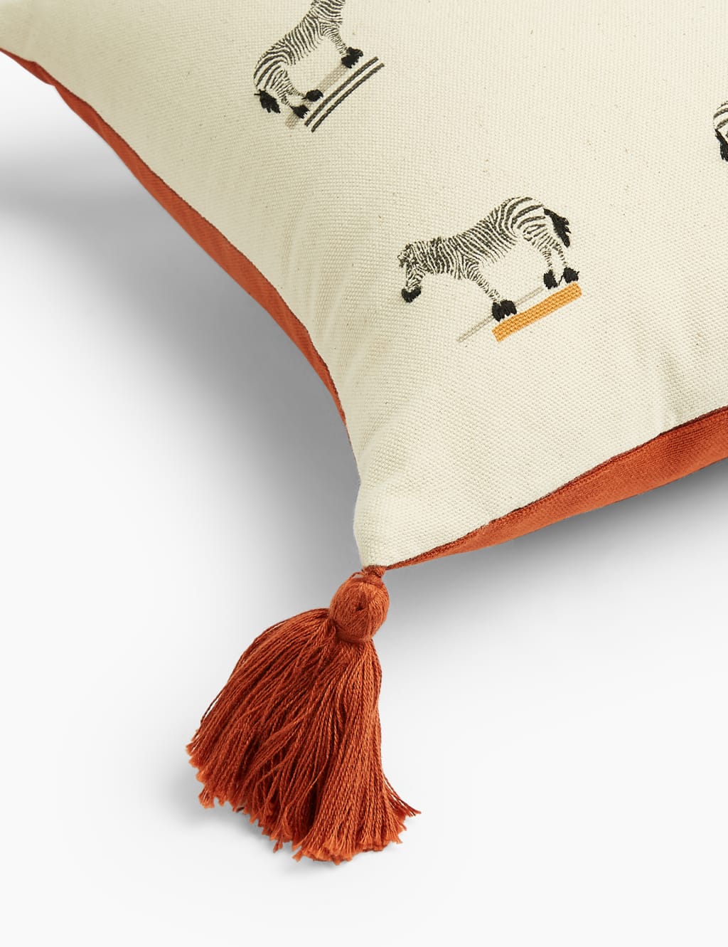 Alexa Pure Cotton Zebra Cushion 5 of 5