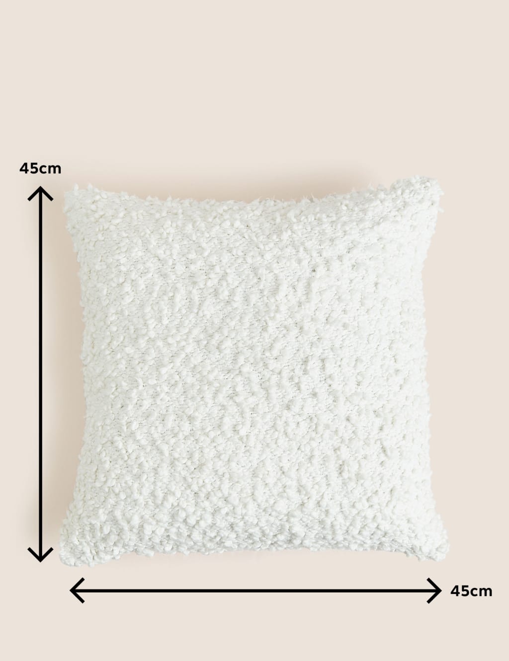 Pure Cotton Boucle Cushion 6 of 7