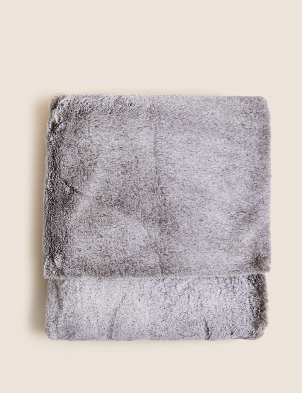 Tipped Faux Fur Throw 1 of 5