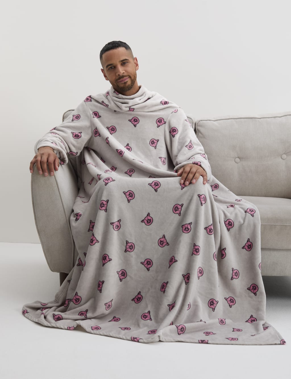 Percy Pig Sleeved Blanket