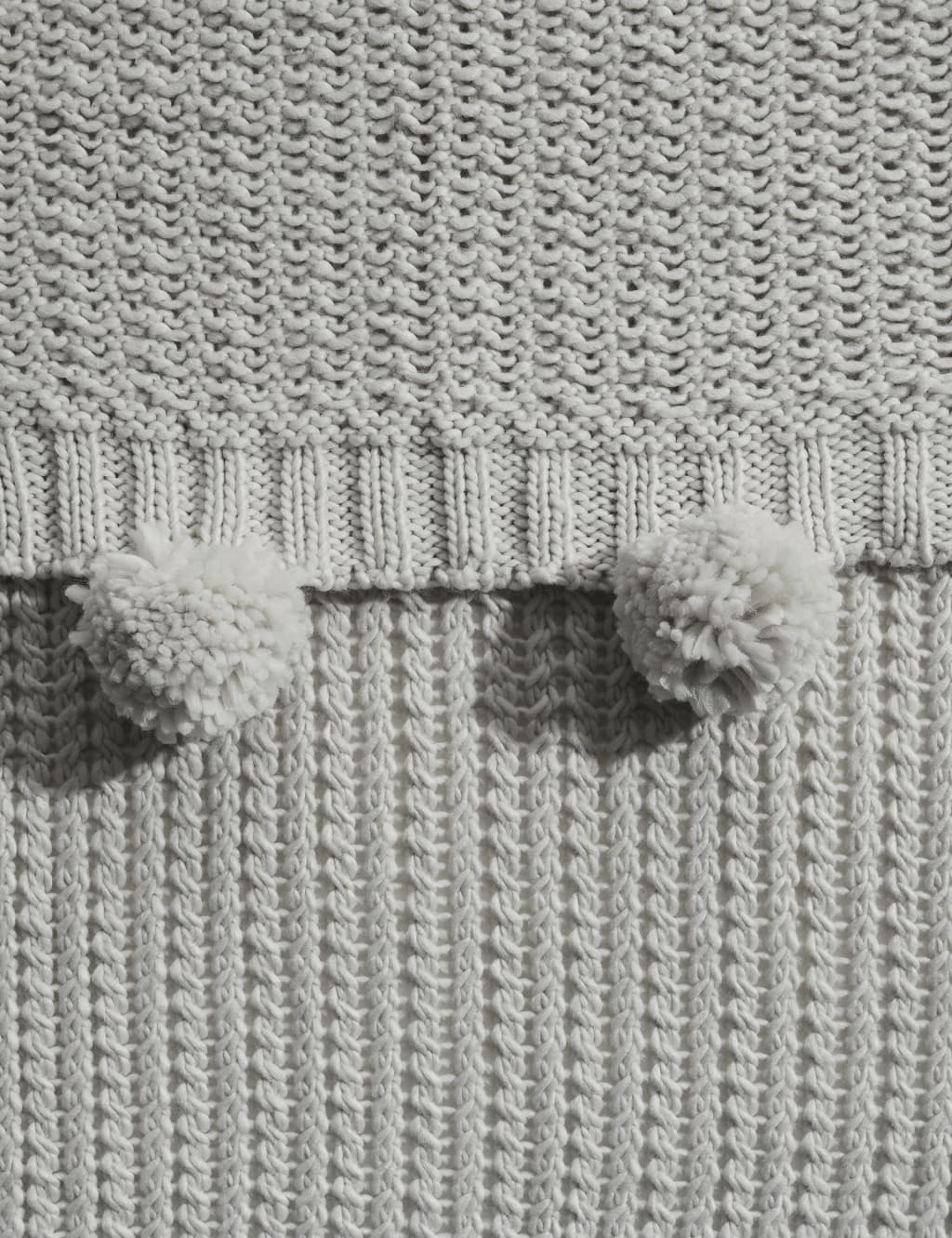 Chunky Pom Pom Throw M S