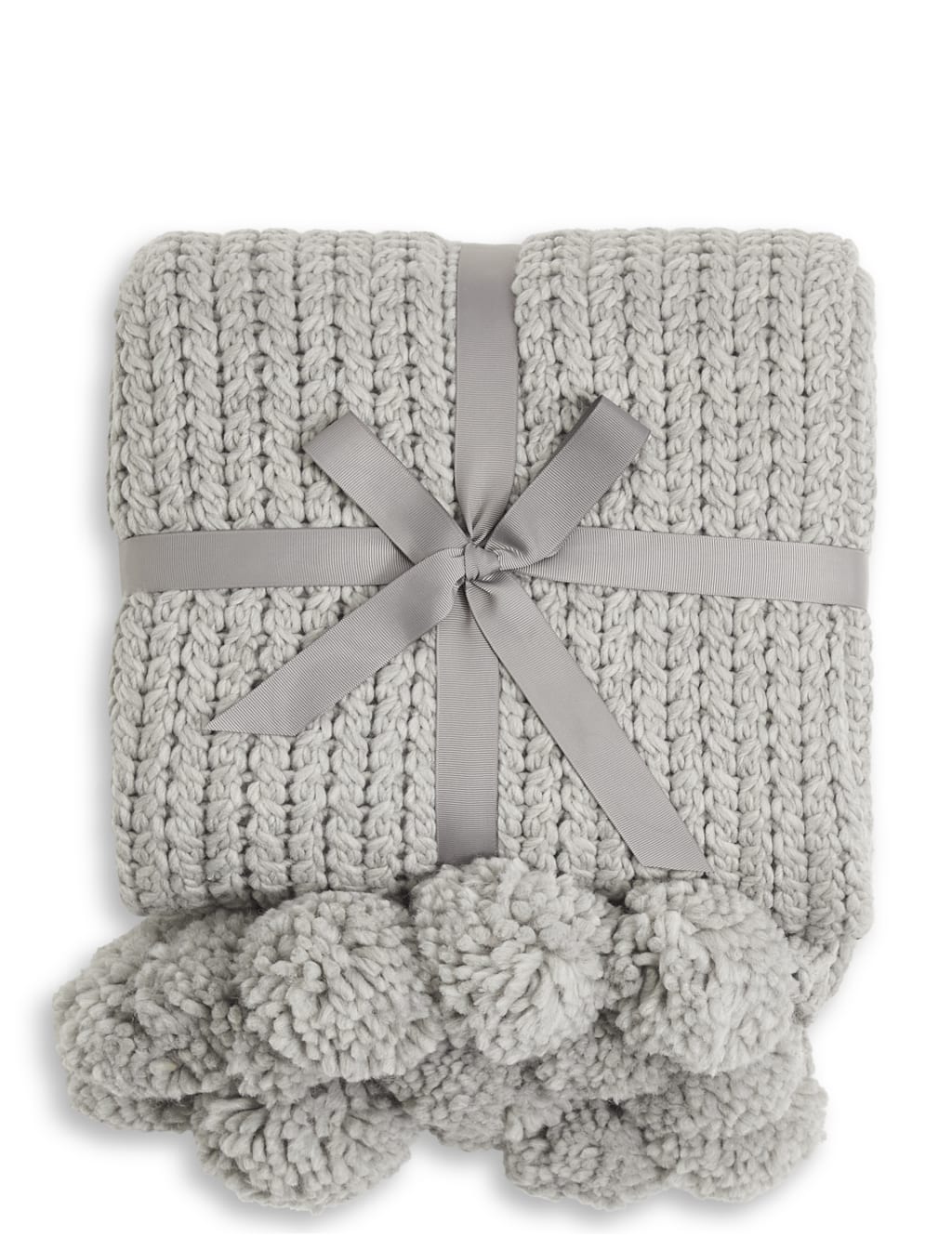 Chunky Pom Pom Throw M S