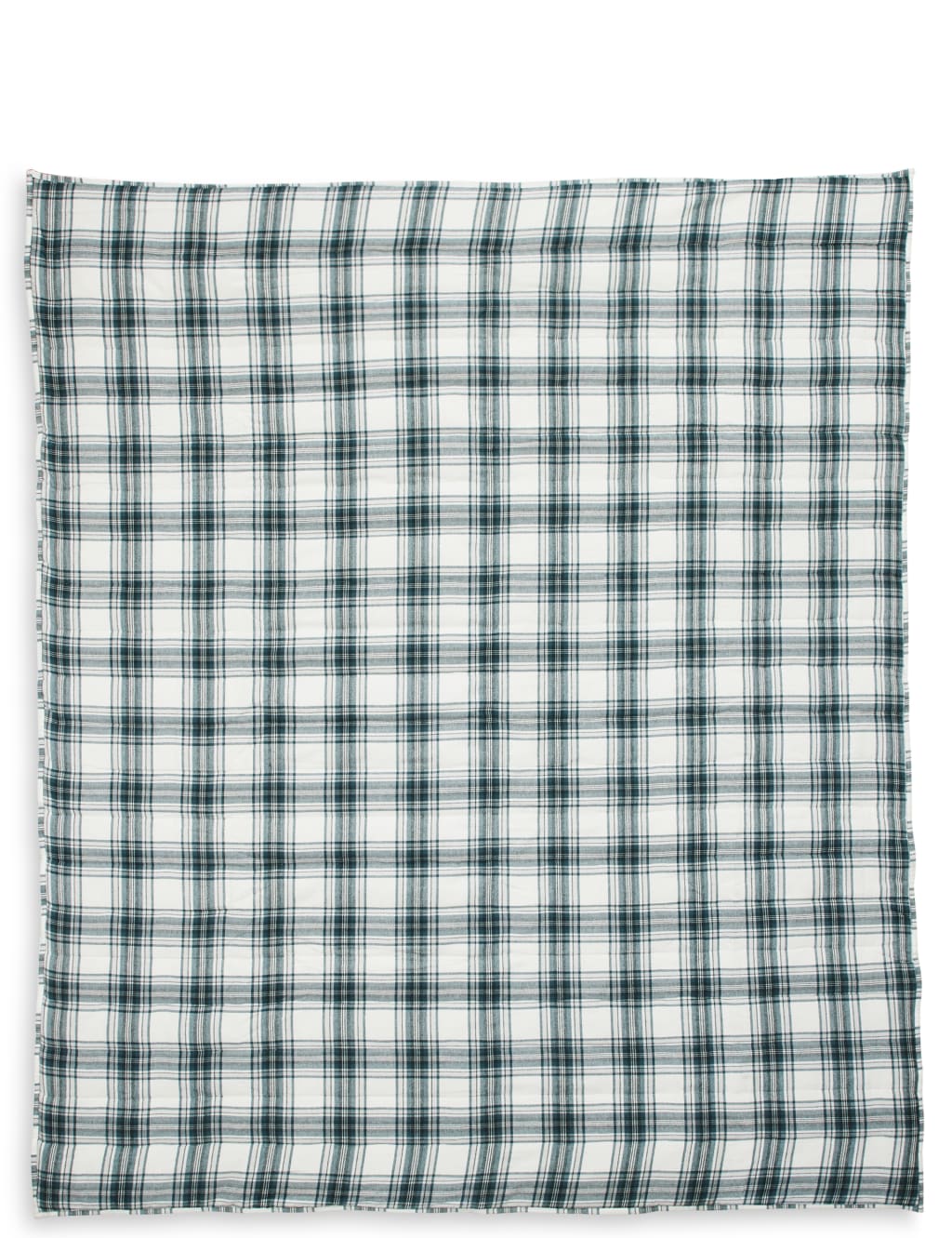 Austin Check Quilted Brushed Bedspread 3 of 4