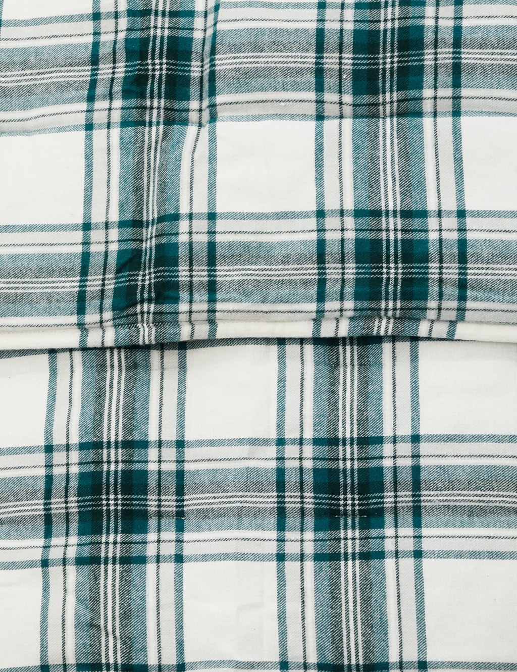 Austin Check Quilted Brushed Bedspread 2 of 4