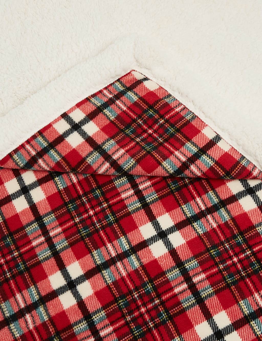 Fleece Checked Throw 4 of 6