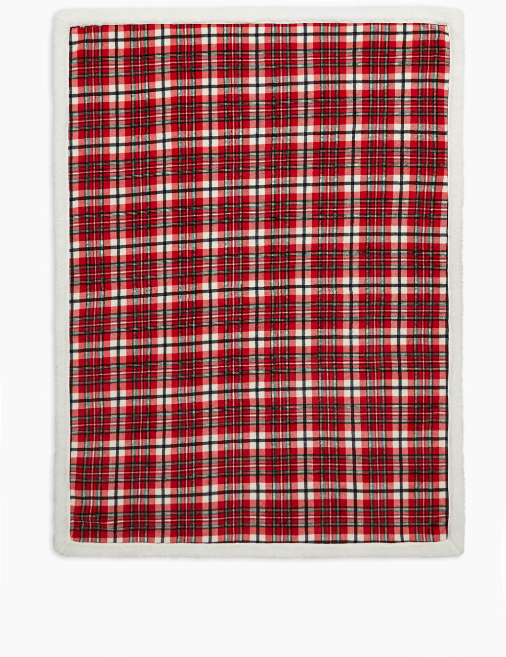 Fleece Checked Throw 5 of 6