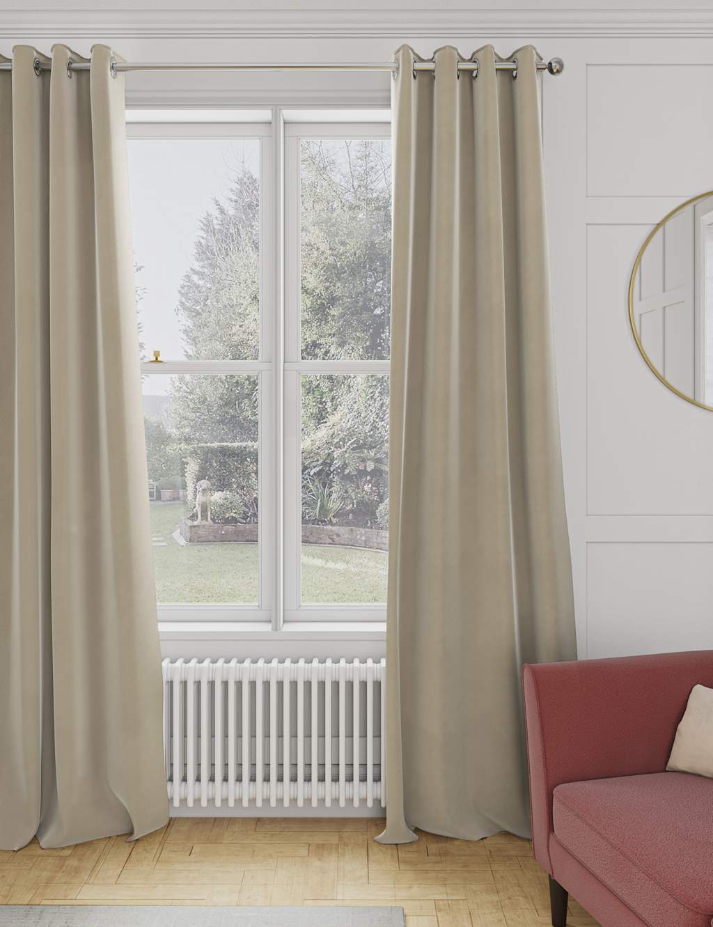 Velvet Eyelet Curtains 4 of 5