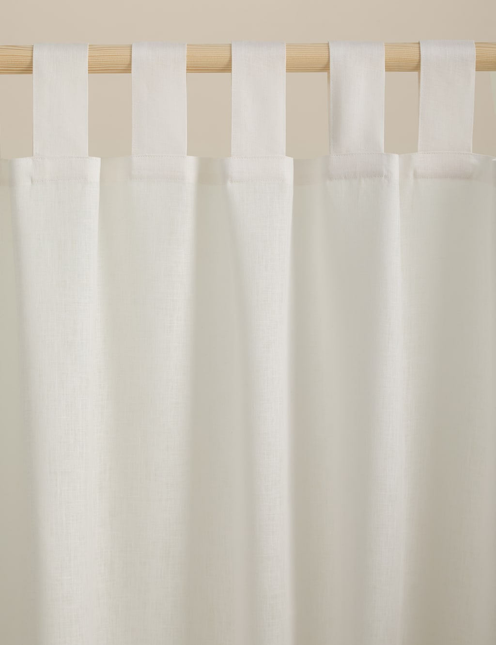 Sheer Linen Tab Top Curtains 2 of 4